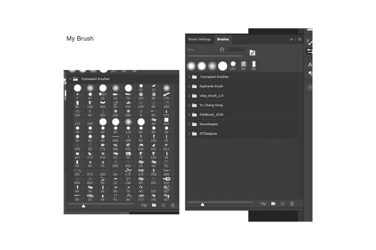 ini set brush gw yg baru