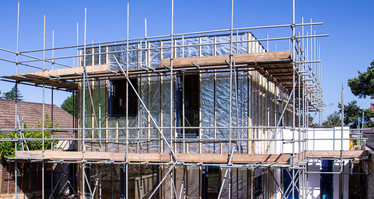 RenderlineLtd's tweet photo. Work in progress on our latest #timbercladding project.
Coming along nicely.
Supplies courtesy of @VincentTimber  and @WetherbyEWI https://t.co/WDlNPjYhbS