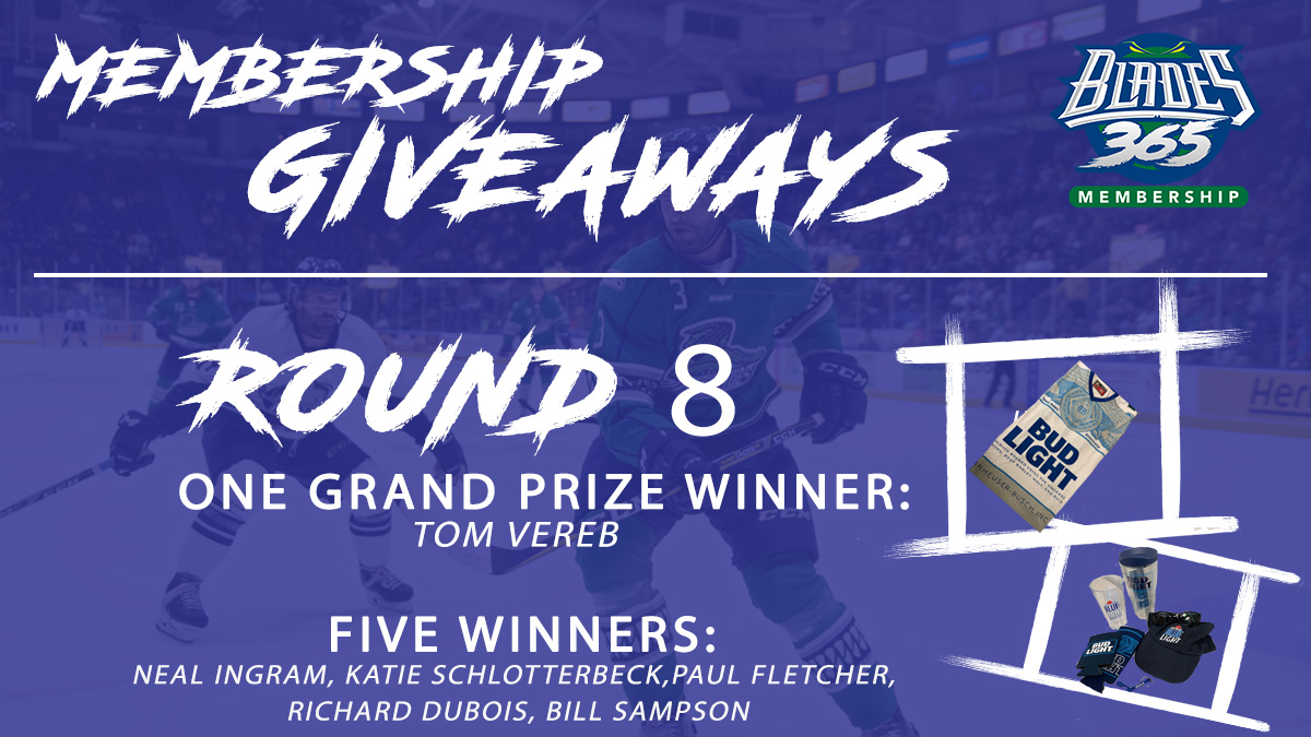 FL_Everblades's tweet photo. Here are the winners of today's Blades 365 membership giveaway promotion! Congratulations to those who won this week and thank you to all of the membership holders and fans for your continued support!
#GoBlades #ScoreSomeFun https://t.co/9gF6tbHlu6