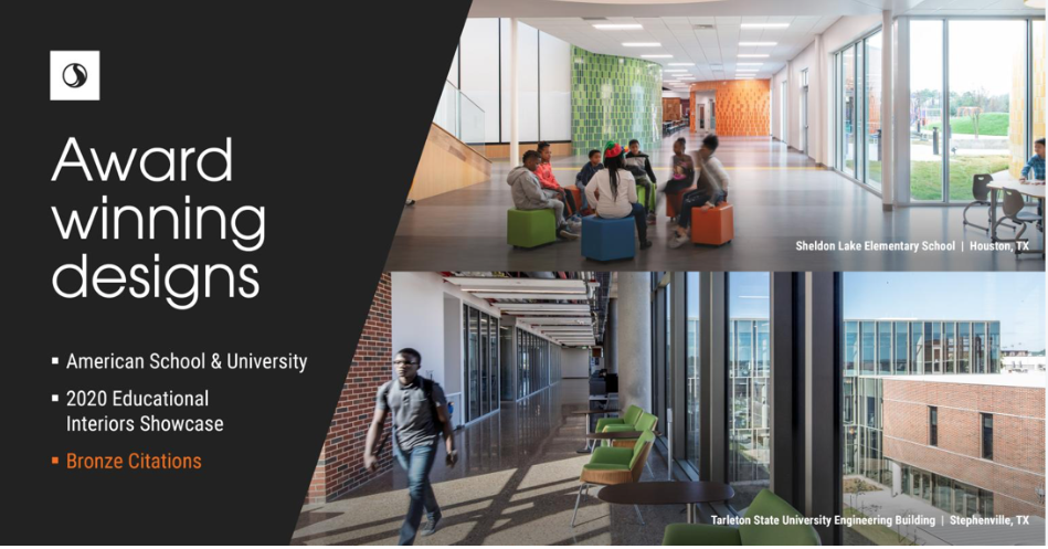 SheldonISD's tweet photo. Congratulations to the entire Stantec architectural team for receiving two Bronze Citations in the 2020 American School &amp; University Educational Interiors Showcase! 

One of these two Bronze Citations was for the innovative and engaging design of Sheldon Lake Elementary School! https://t.co/Ye61BhRMWC