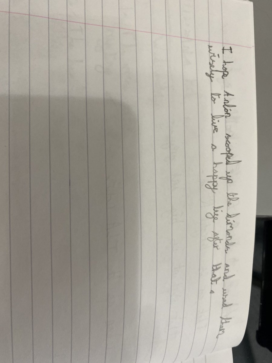 Akshayaa3387's tweet photo. @longmoorcps D’s writing https://t.co/GotTg2pqH4
