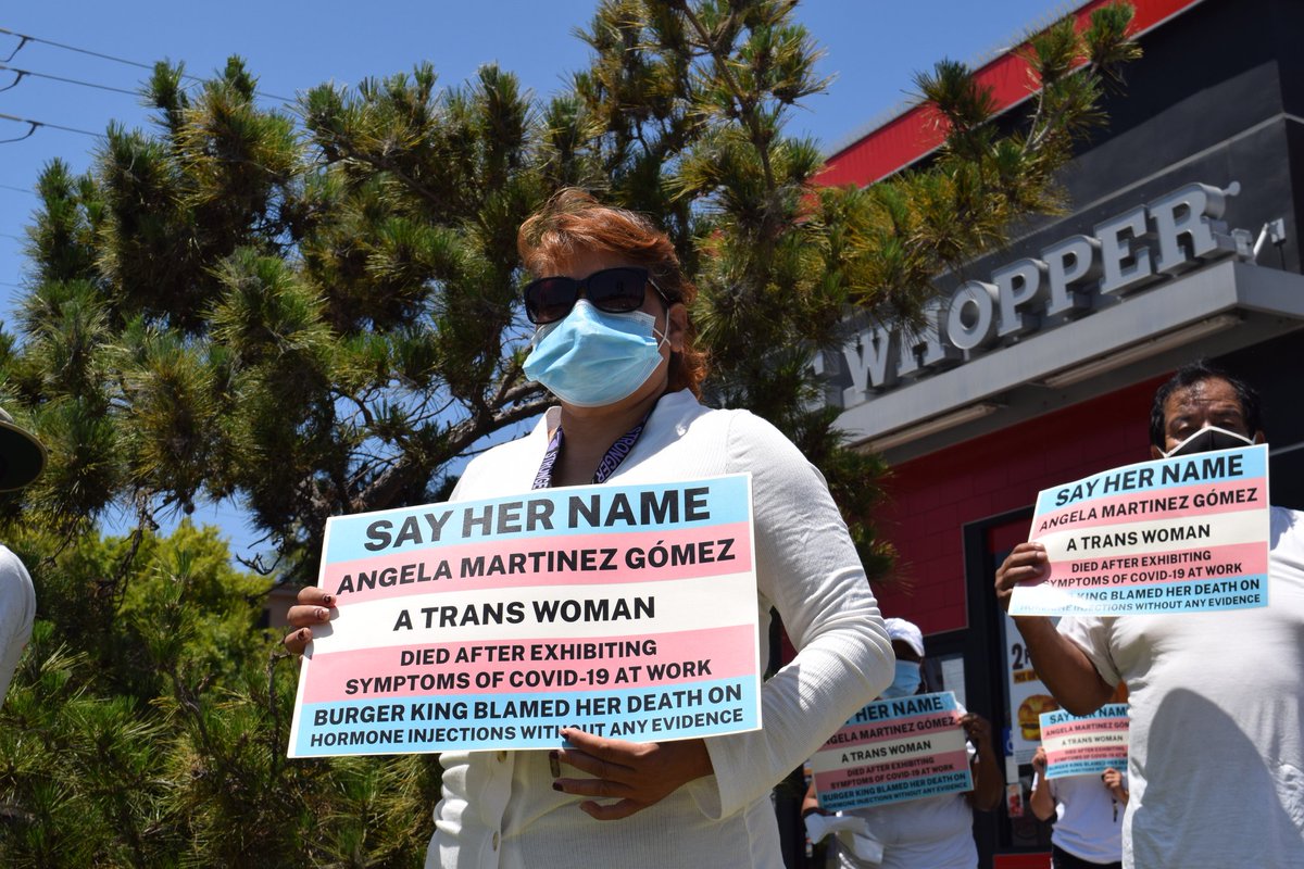 Today, Brown Burger King workers in SoCAL are on strike while workers at  @McDonalds in NorCal continue to strike.We aren't going to make money for companies who don’t respect our livesJuly 20th, workers across America  #StrikeForBlackLives. Join us:  https://bit.ly/STRIKE4BL  – bei  Burger King