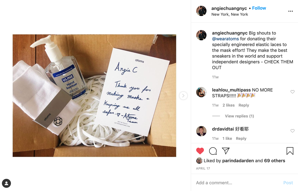 17/ We also shipped Atoms masks to our families in Pakistan, and it’s been nearly a month they are still stuck at the custom. The whole world is upside down especially on logistics and supply chain, and I wish all of us to come out stronger from this.