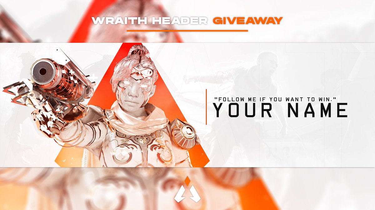 Apex Legends Intel Wraith Header Giveaway We Are Giving Away 5 Custom Wraith Headers To Enter Simply Follow These Steps Retweet Follow Apex Intel Follow Jonathanbrozkii