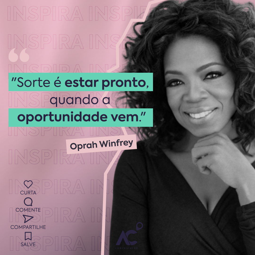 comunicacaoAC's tweet photo. EMPREENDA COMO OPRAH WINFREY

💡Sonhar grande - é necessário ter confiança e ambição no que está fazendo;
💡Ter uma equipe - montar um time capacitado e com confiança; 
💡Adquira experiência aprendendo com os erros. https://t.co/omMP6Ncv7z