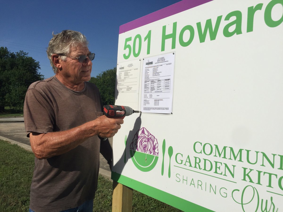 Should a building permit be harder to get than a marriage license?  Thanks to Ron Poen for making it official!!!  #foodinsecurity #foodrecovery #nonprofit #givebacktoyourcommunity <a href="/VolunteerMcKinn/">Volunteer McKinney</a>