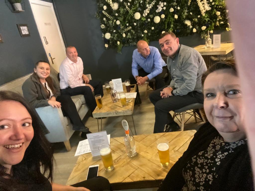 Nice to be back in <a href="/HowardsNeighbo1/">Howard’s Neighbourhood Bar</a> for our Friday team meeting