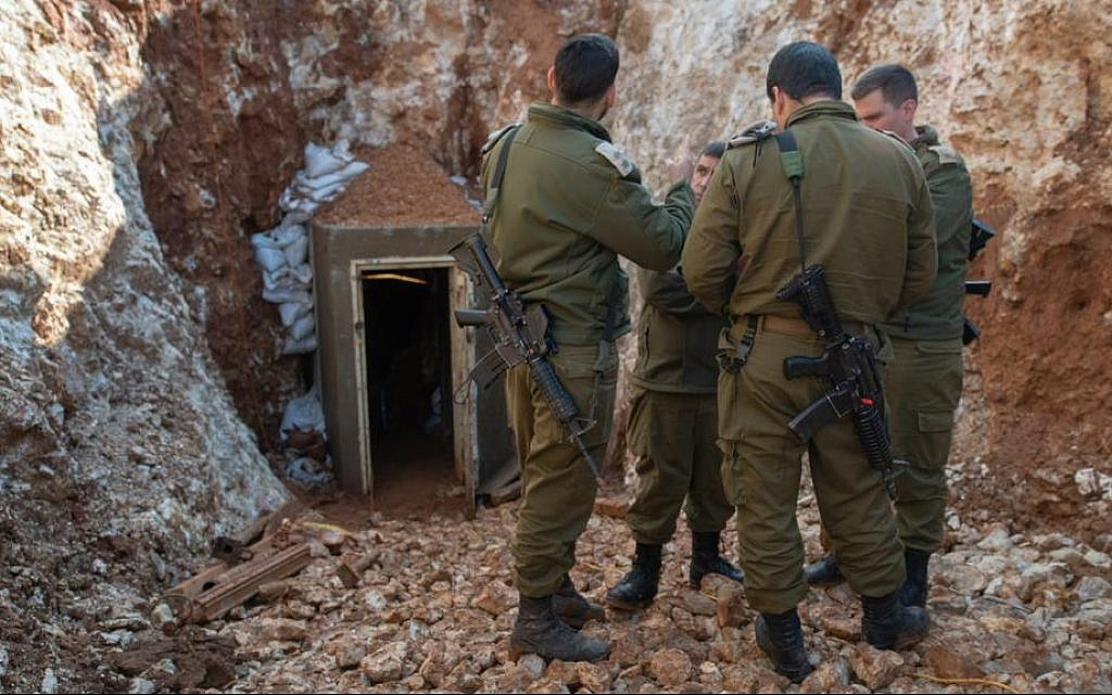 7/The Israeli army is on high alert in the north along the Israeli-Lebanese borders. Israel hosted 12 foreign diplomats and ambassadors on a tour of its northern border. the diplomats were shown destroyed Hezbollah tunnels.