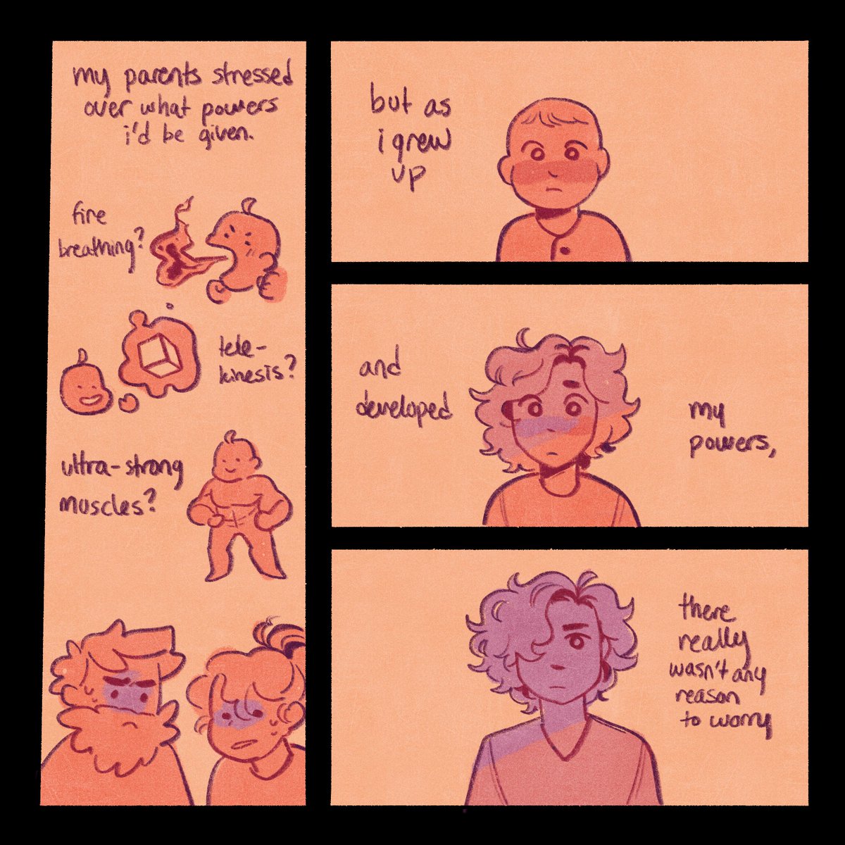 part 1/2 of a comic from last week!! 