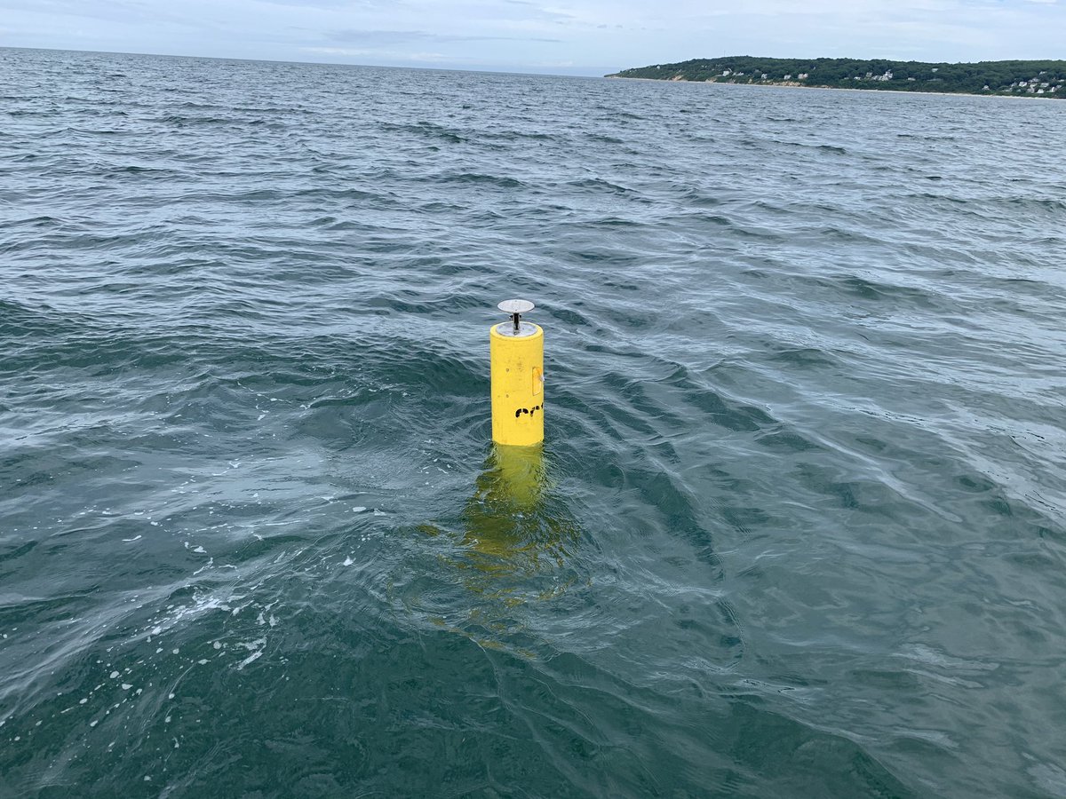 Thanks to <a href="/GregSkomal/">Greg Skomal</a> for providing a replacement aucoustic receiver to the <a href="/Plymouth_Harbor/">PlymouthHarbormaster</a> crew for deployment! This receiver was placed in Warrens Cove between Plymouth Beach and Browns Bank.
