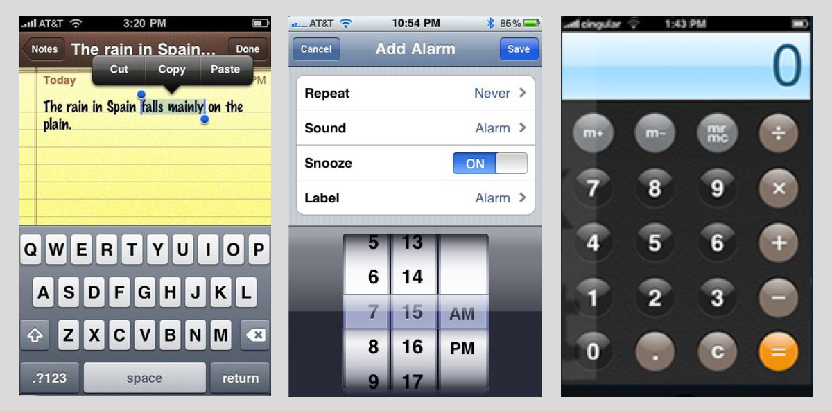 3/ This wasn’t just to be “fun” or to look cool. People were not used to touchscreens, so tangible looking icons and UIs with clear physical metaphors were necessary to get users adapted to the new medium.