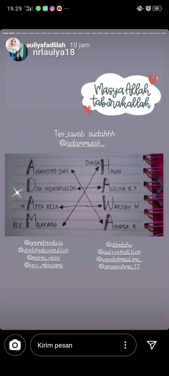 MbloAh_'s tweet photo. Soalnya sih emang #adammusik ya pasti sama #hawa nya. Sabar ya #rizkybillar katanya bang atta abis ini kamu yang taarufan https://t.co/gFXlbcB7Vs