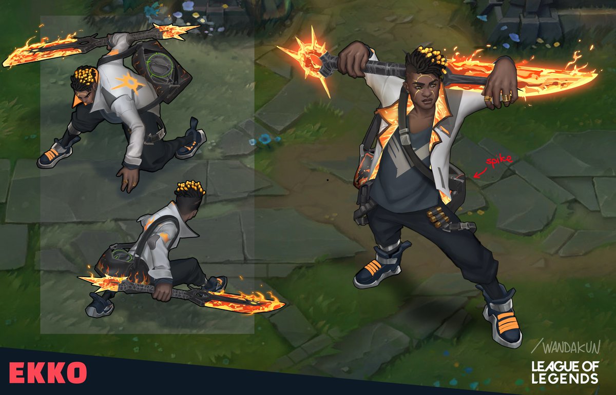 Wanda Hey For The People Saying Lucian This Lucian That This Is A Fanart And I Like Ekko So Much So Yea Lucian Has Guns But To Me Ekko