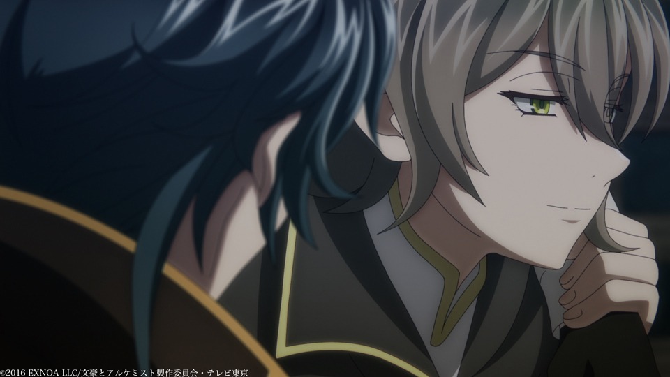 イシイジロウ على تويتر アニメ 文豪とアルケミスト 審判ノ歯車 第八話 人間失格 後編 始まった 刮目せよ 文アニ 文アル T Co 5q7ftsvwwv