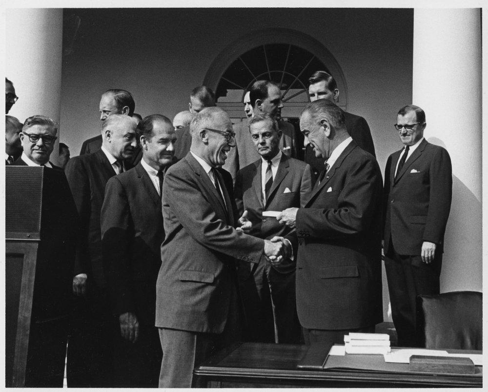 In 1966, President Lyndon B. Johnson formed the National Council on the Humanities, which included celebrated architect I. M. Pei.