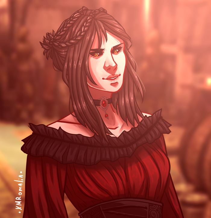 Bethesda Game Studios Auf Twitter We Re Glad Serana Is On Our Side Amazing Work By Xmromalia Art Fanartfriday Skyrim