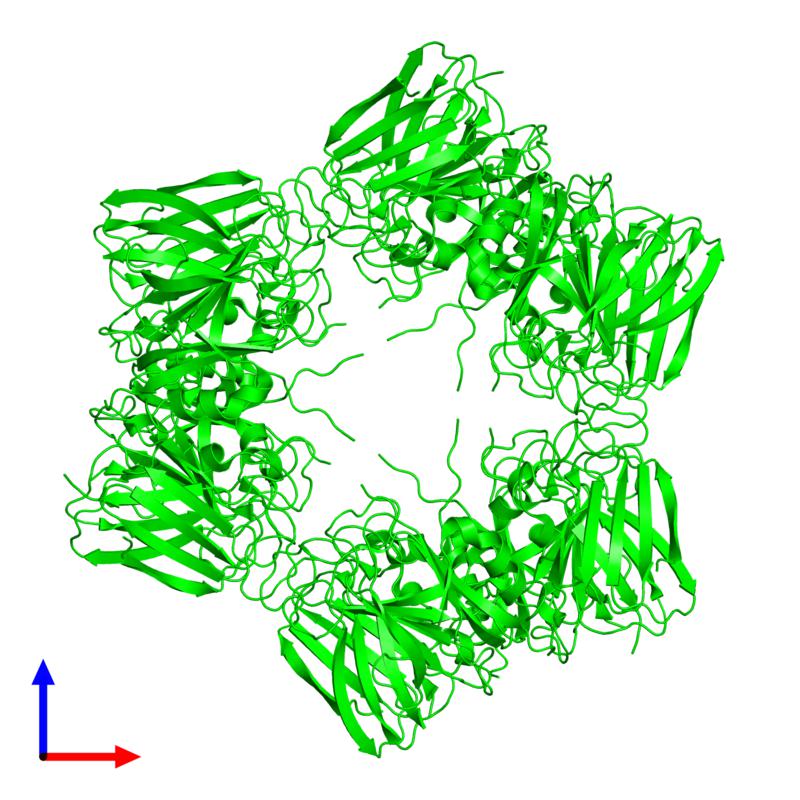 PDBimagebot's tweet photo. #HexamerOfTheWeek 'Structure of allantoicase' published in @jbiolchem. Find it at https://t.co/1mSeOrjGvP https://t.co/iZahBPn7vS
