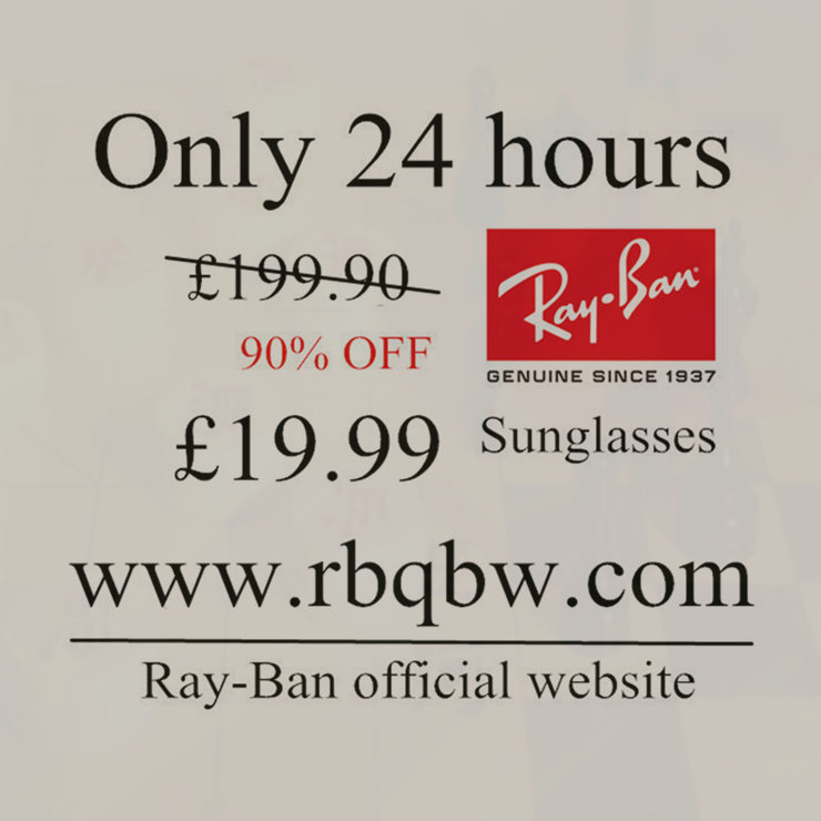 Ray ban website: rbqbw.com