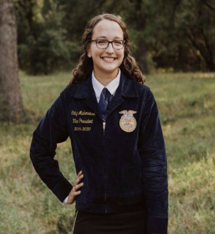 krum_ffa's tweet photo. Congratulations Caitlyn Muckensturm on making the 2020-2021 Texas FFA State Officer team! https://t.co/i2oGLQtIXr