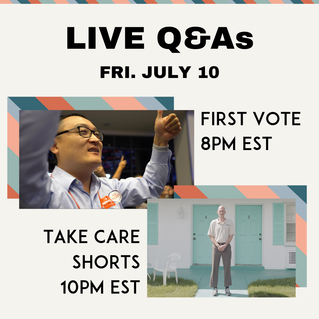 NeverthelessFF's tweet photo. Tonight at #Nevertheless2020 -- our first 2 LIVE #filmmaker Q&As!
π¬ 8pm EST - Q&A with Yi Chen, Kristina Motwani, and Jennifer Ho from @FirstVoteFilm!
π¬ 10pm EST - Q&A with filmmakers from our TAKE CARE shorts program! https://t.co/QgVXfidST1