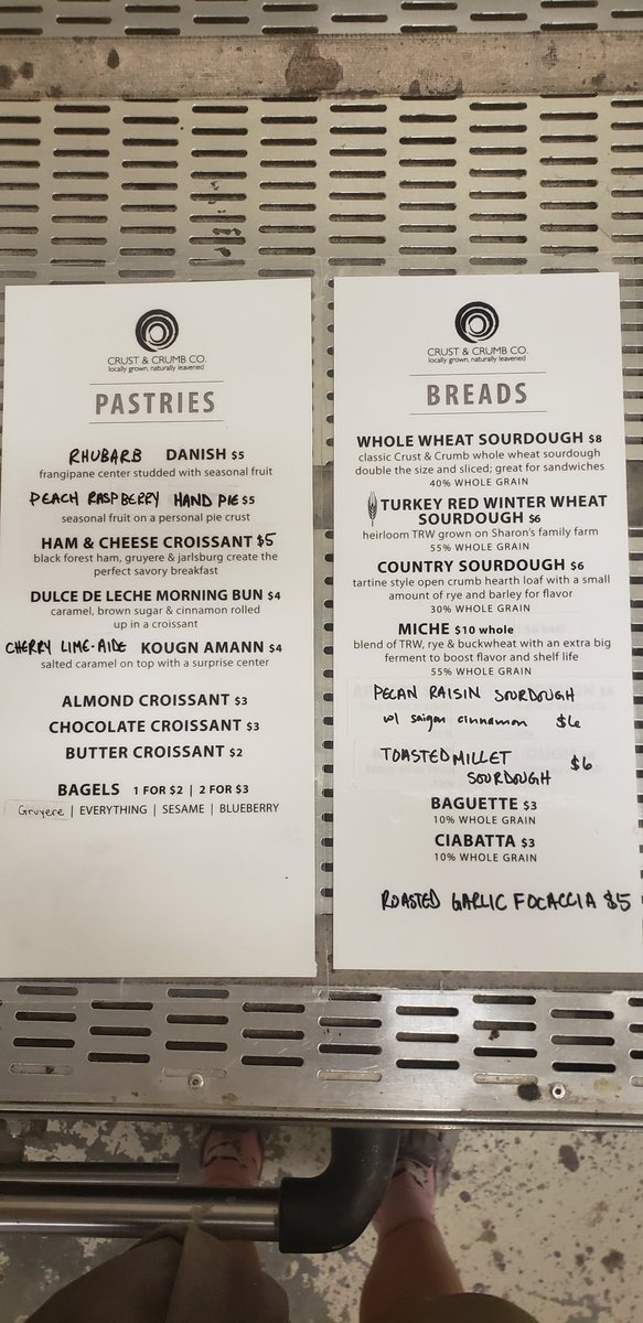 Crustandcrumbks's tweet photo. A picture is worth a thousand words... especially when it doesn't say the right thing. Sub Multigrain for Miche and Kalamata for Toasted Millet https://t.co/ooJrJdqmz3