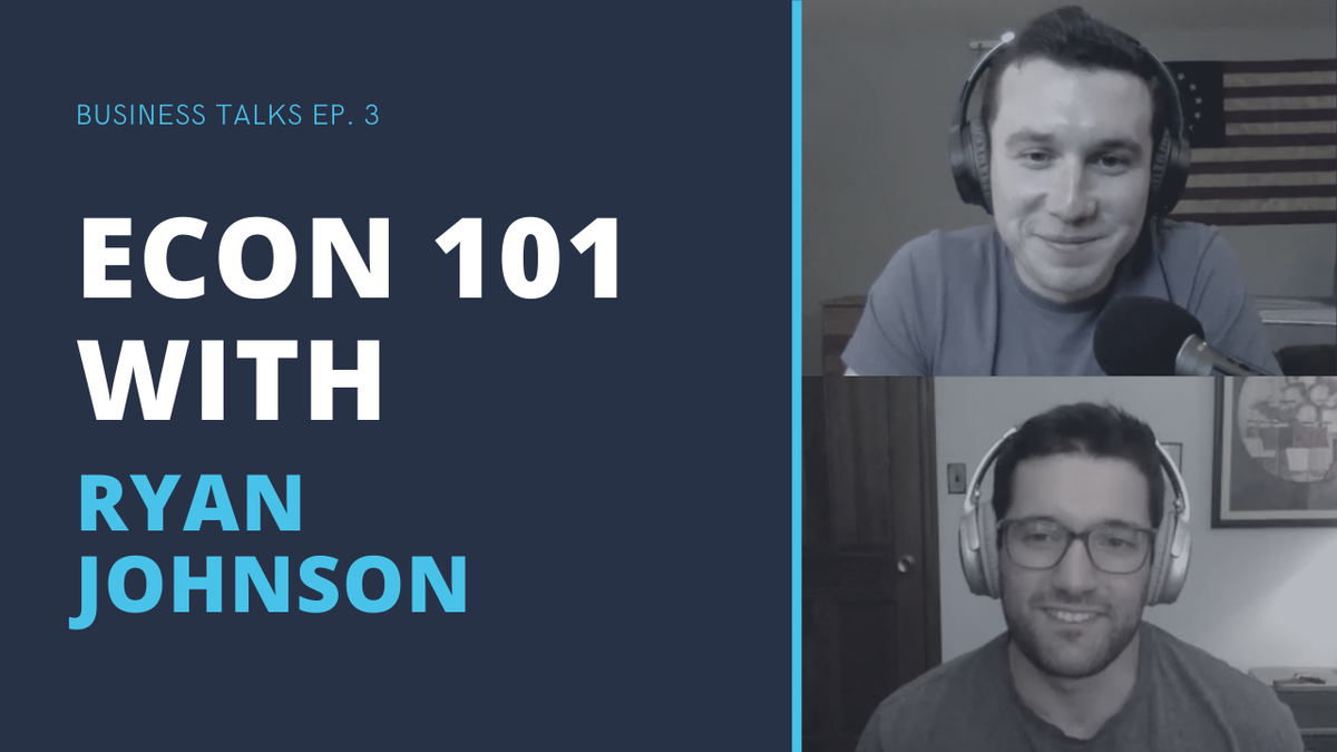 InboundWebDev's tweet image. Business Talks episode 3 is now live! Today's conversation features Ryan Johnson - a trading assistant at Morgan Stanley who joins me to talk about the global economy, investing in the stock market, how to manage your student loans, and a whole lot more. 
buff.ly/300QHVL
