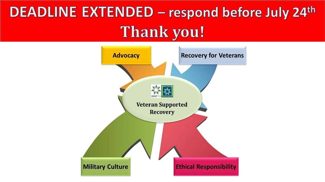 ASAPNYS's tweet photo. Veterans, peers and supervisors, take the survey NOW - https://t.co/ZYsiK3sfW7 https://t.co/Es3q7zhPYW