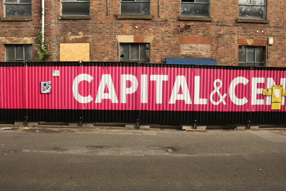 IMAGE NOT FOUND - knitted tile installation, knitted by Unique Knitwear who were in Crusader since mid 90s. This marks a spot where you used to find both textile and art production, but now it is missing  http://portfolio.smeech.co.uk/image-not-found/