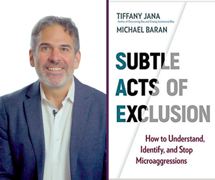 CyrusWebb's tweet photo. #Author @MichaelDBaran discusses new book #SubtleActsofExclusion on #ConversationsLIVE today: https://t.co/Gh8b665R40 @BKpub #Microagressions #gender https://t.co/4HKSynec2K