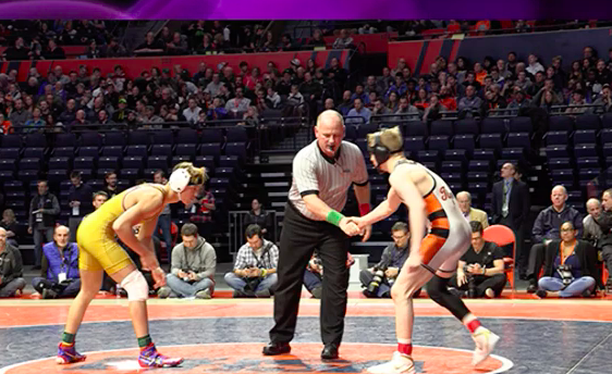 MCHS156's tweet photo. Michael Hurckes, MCHS physical education teacher, was named the 2020 Official of the Year for wrestling by the Illinois High School Association. 
Please enjoy the video featuring Mike and all of the IHSA Officials of the Year. https://t.co/Q97UTfJNoR
Congratulations! https://t.co/VuLGJvaumO