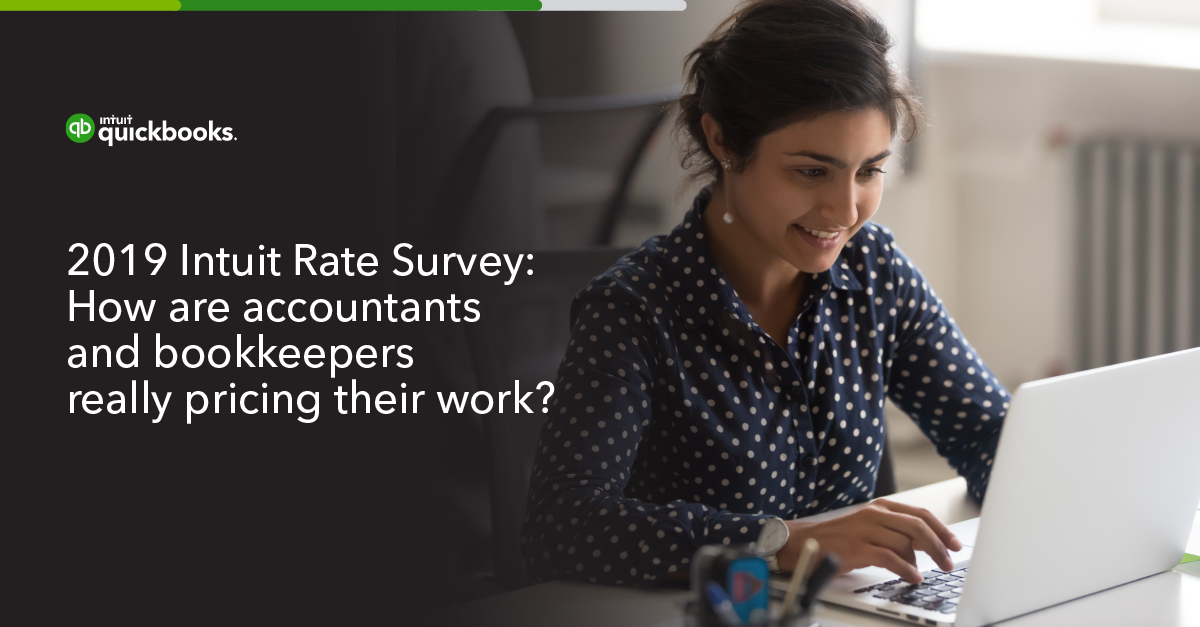 IntuitAccts's tweet photo. How are #accountants and #bookkeepers pricing their work? The 2019 Intuit Rate Survey shows more #ProAdvisors are moving away from the billable hour. See the data here: https://t.co/HHO8eAEiB3 @HSatterley #HourlyBilling #ValuePricing #ValueBilling #FixedFees https://t.co/2baLT6fu7w