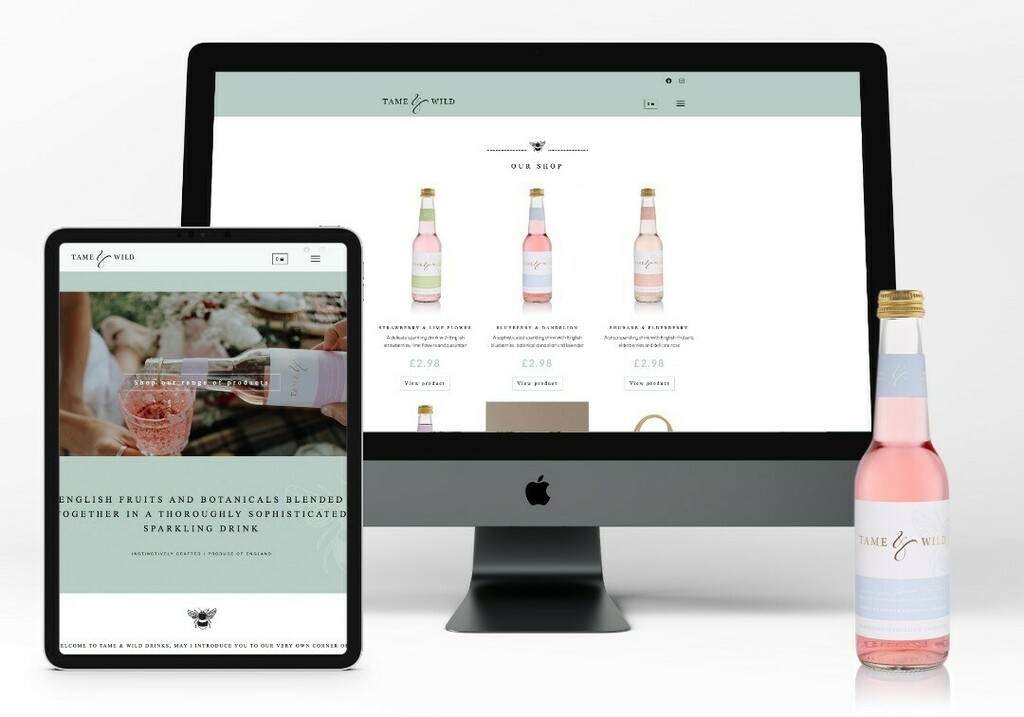 JorvikDesign's tweet photo. Just finished a new website and shop for Tame and Wild Drinks, a new non alcoholic sparkling drink.from Yorkshire.
 https://t.co/9dKTzrYigI https://t.co/6IZZjbPBzO