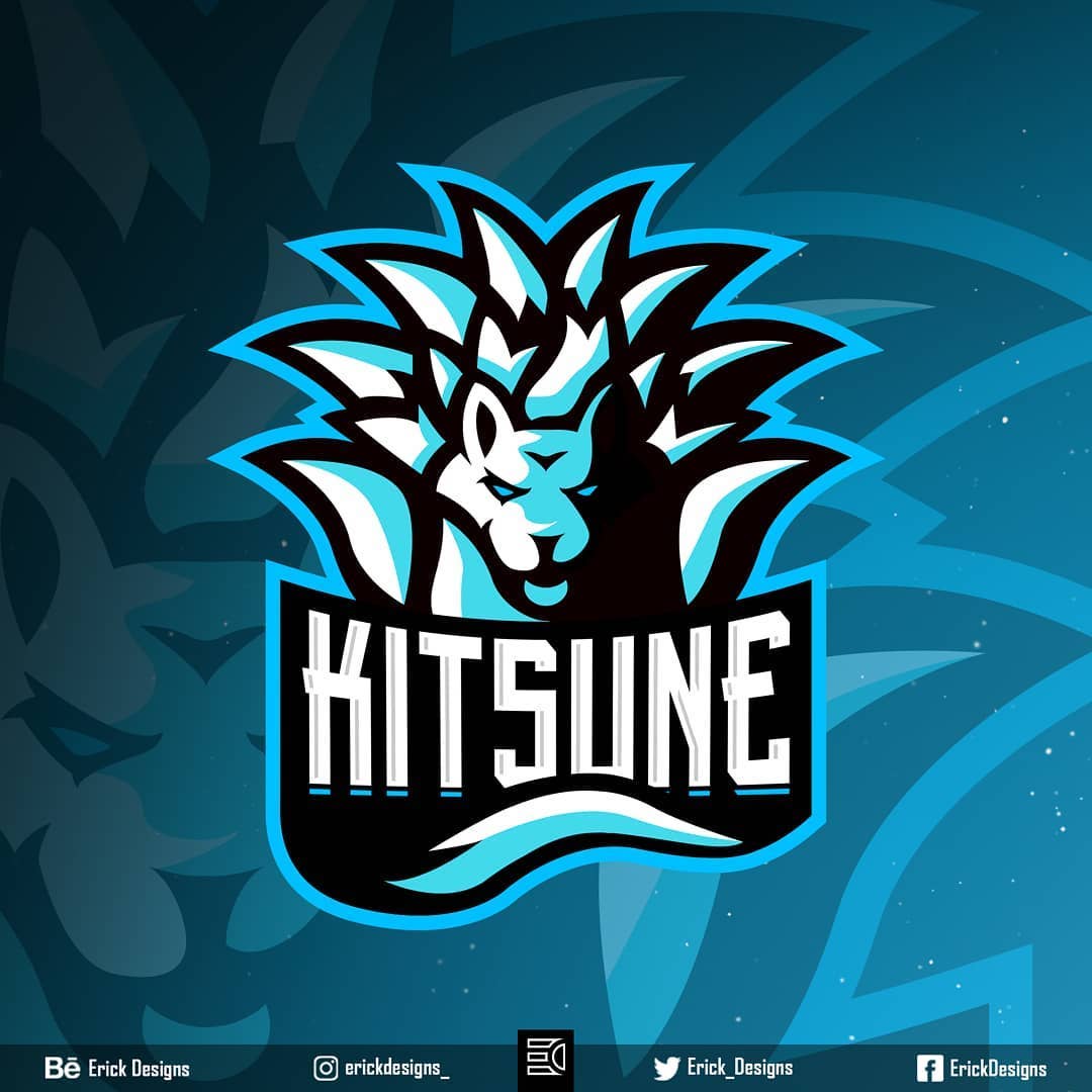 Erick_Designs's tweet photo. Kitsune Logo (EN VENTA) https://t.co/BsqtHuDABP