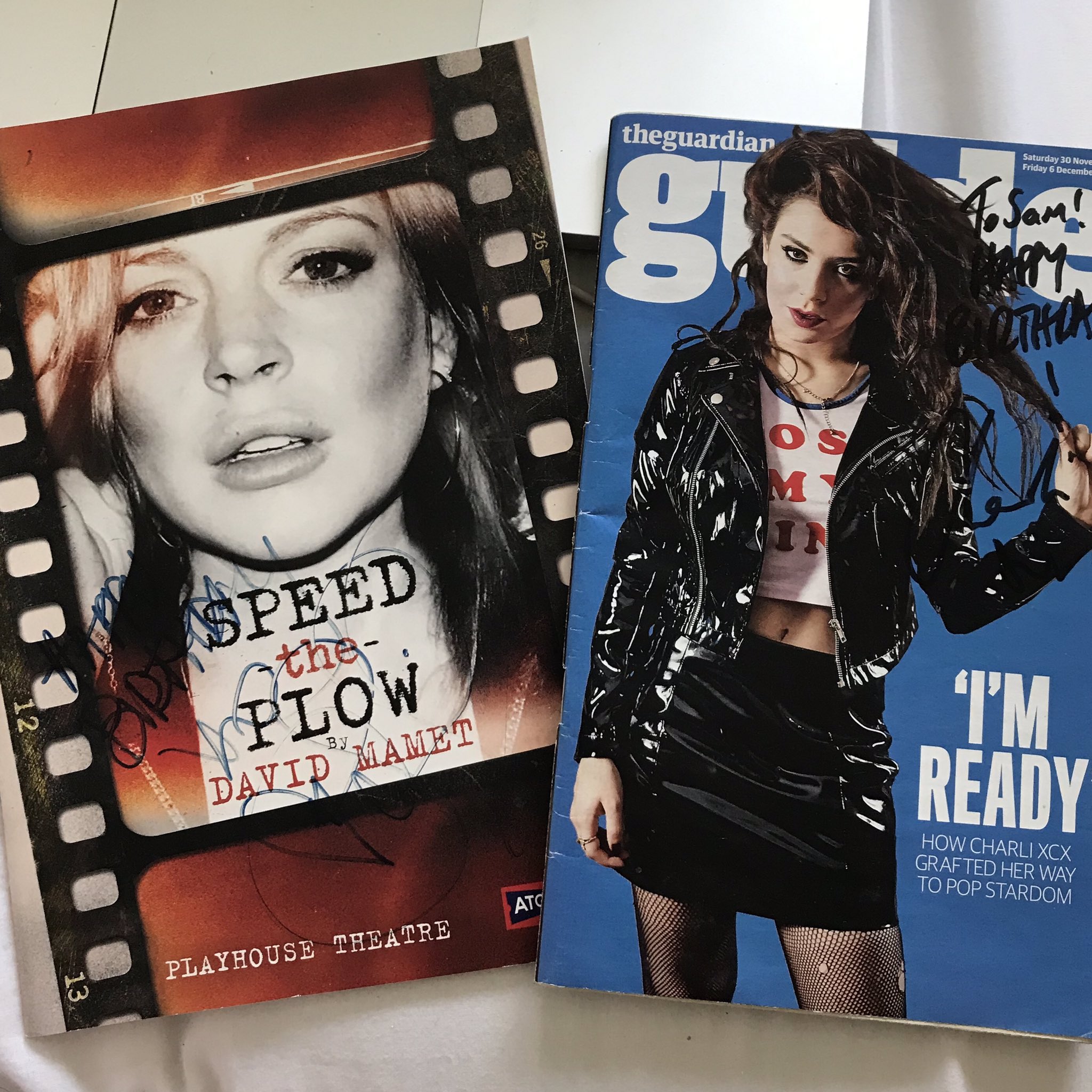 The way i ve had both lindsay lohan and charli xcx wish me a happy birthday in person and in writing 