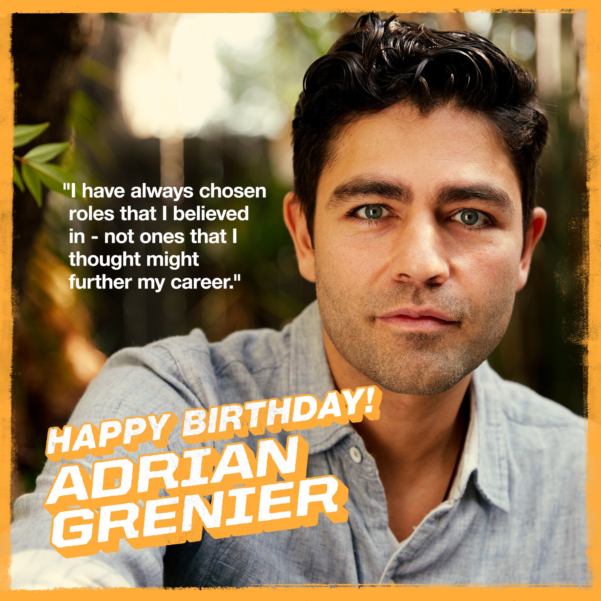 Wishing the Mexican-American star Adrian Grenier a Happy Birthday! 