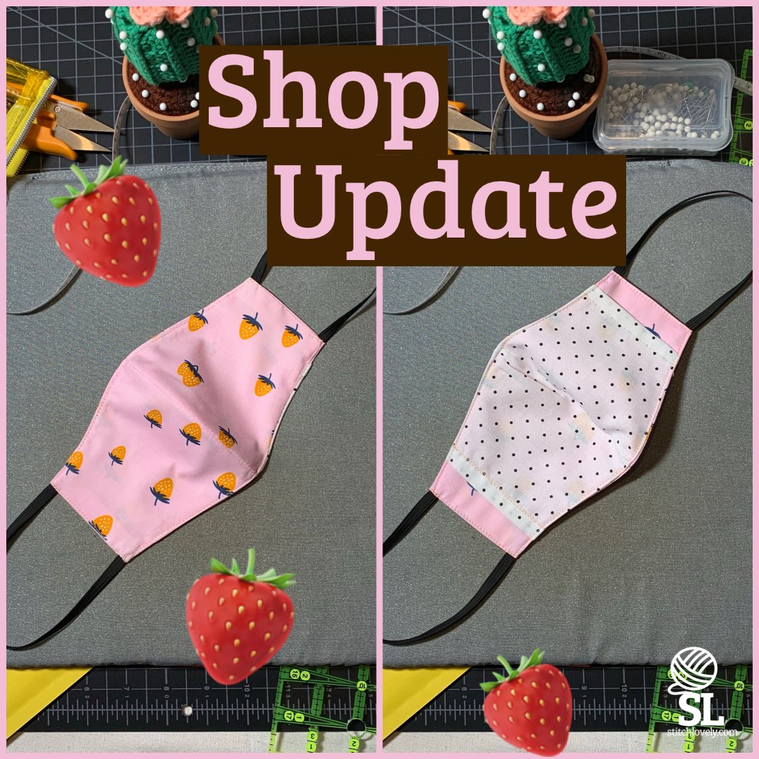 StitchCrochet's tweet photo. And just like that new masks are up in the inventory. 🌈💛✨ https://t.co/fKlJiPYBkt