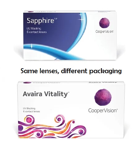 ContactsExpress's tweet image. Avaira Vitality / Sapphire contact lenses are a disposable lens with enhanced water content for natural wettability, Class 1 UV protection (maximum available in a contact lens).  contactsexpress.ca/contact_lenses…~