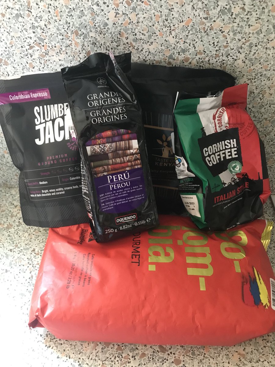 mattdickradio's tweet photo. On @Konnectradio right now talking about the Premier League, what’s happening in the world of sport and sharing how I grew my stash of coffee this week (small selection shown in picture). Tune in now and join me! https://t.co/zkXIhcngbM