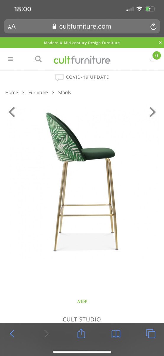 ejphysio's tweet photo. To say I’m disappointed with ⁦@CultFurniture⁩ and their delivery is an understatement well over  £300 for two stools in my wellness hub!! Four emails , three calls!!! No return call, no delivery!. Very disappointed and I am loyal customer! https://t.co/LRKZd5np9K