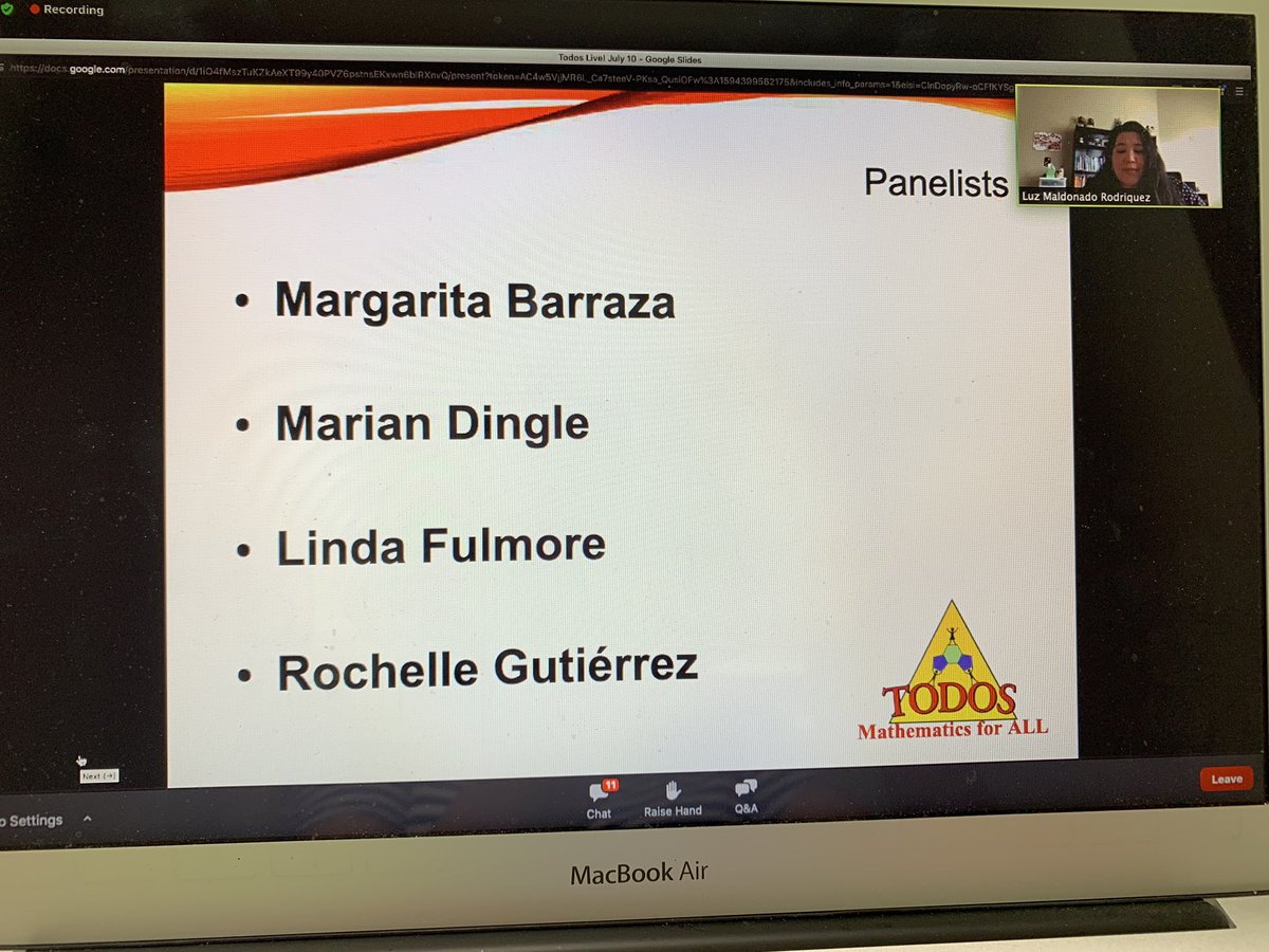 Starting now. #TODOSLive @todosmath Looking forward to learning from the panelists.