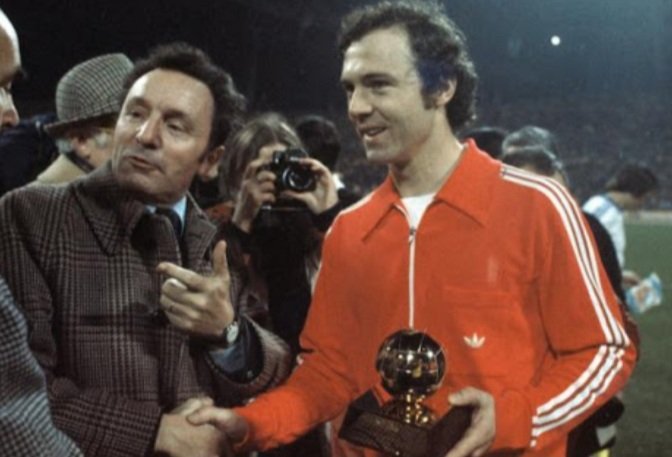 In 1976 he won his 2nd Ballon d'Or. All hail to the mighty Kaiser!