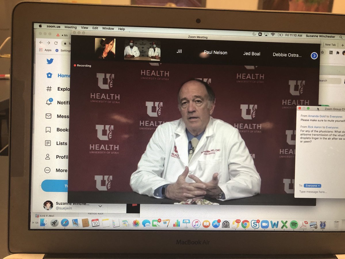 Dr Tom Miller, chief medical officer @UofUHealth “Every day that we delay enacting a statewide masking mandate takes us one day further away from our goals. The time to act is now.” https://t.co/6vtYUJqoo3