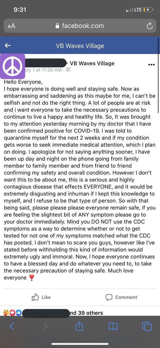 Back to Volcano Bay - I just received this. My heart breaks for employees who feel like they must work through this deadly virus to support their families. I urge anyone who tests positive to LET PEOPLE KNOW ASAP