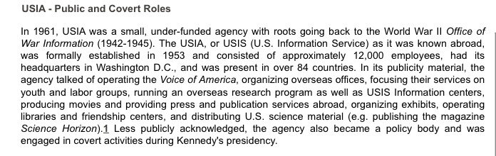 Somehow we are one degree of separation from the OSS again! What a surprise!