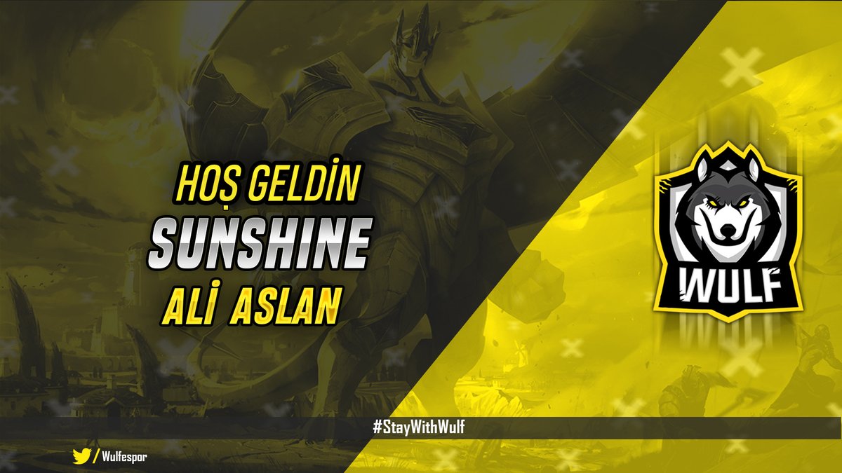 SunShine takımımızda orta koridor rolünde yer alacak. 

Hoş geldin SunShine
#StayWithWulf🐺