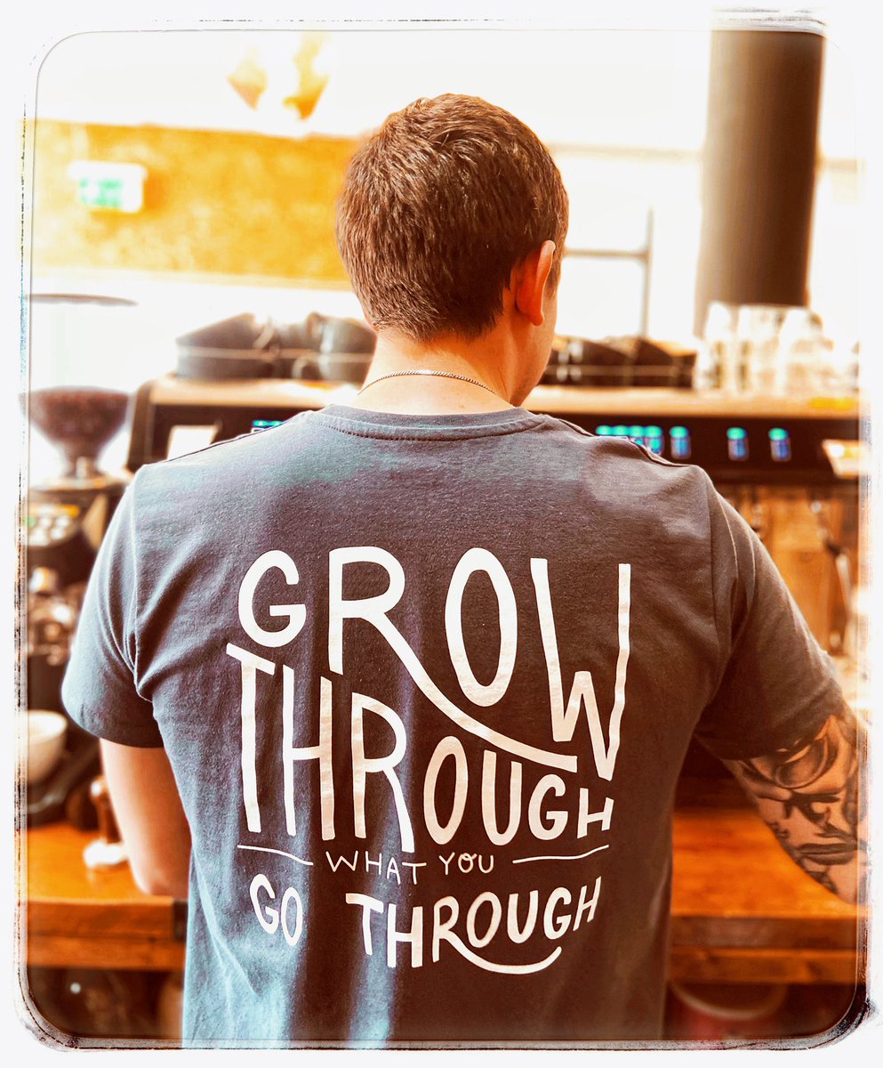 Here at Grow, we’re all about looking at the positive side of life and ‘growing’ (pun intended) from what life throws at us. So what better words to have on our new staff shirts!
