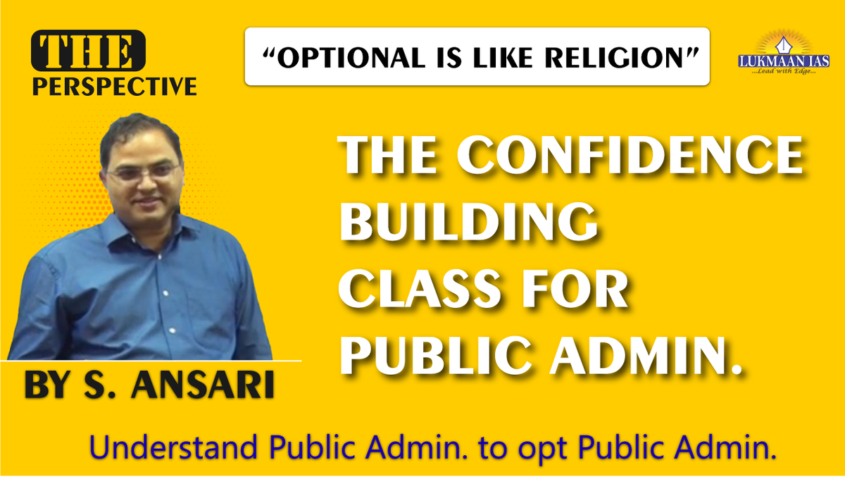 lukmaanias's tweet photo. Understand Public Admin. to opt Public Admin. | By S. Ansari | Live Online Classes | Lukmaan IAS
Watch Video👉 https://t.co/gUDB6d9XKV
#publicadministration #lukmaanias #sansari #publicadminoptional #upsc2020 #upsc #iascoaching https://t.co/n2r3w9ai1t