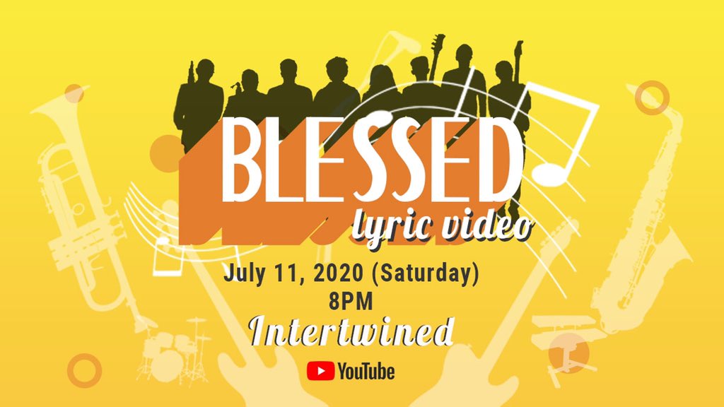 Intertwined_PH's tweet photo. We’re feeling BLESSED and we hope that you are too! Don’t miss the premiere of our lyric video on Youtube coming out on July 11th (Saturday) 

https://t.co/SnsDVjbi9O https://t.co/oWUCcC09XT