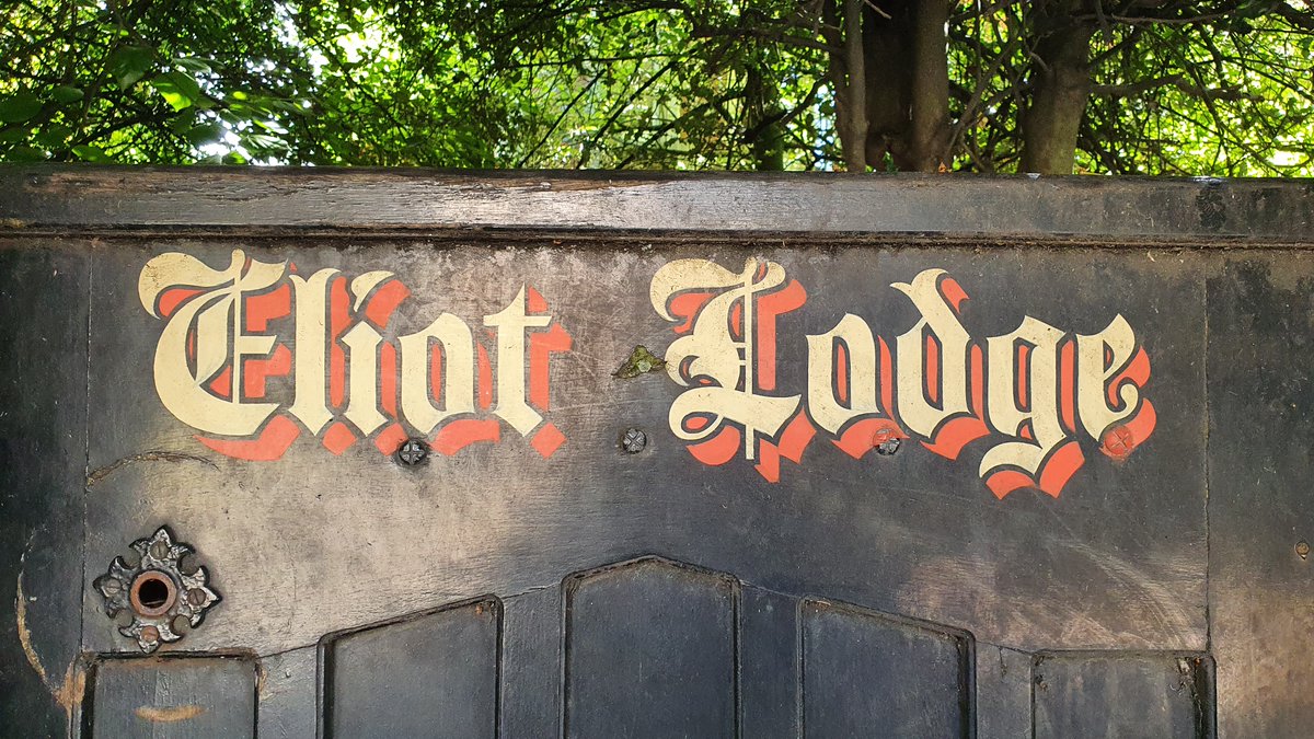 To the very top of Kirkdale - glimpses of Eliot Lodge, once the home of a successful manufacturer of iron fire escapes...