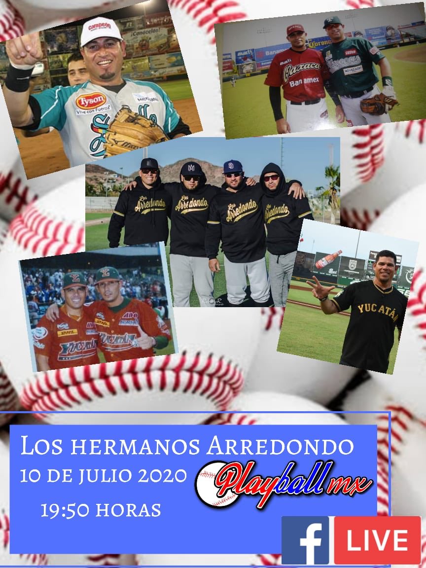 playballmx_tv's tweet photo. 🗣Playboreanos‼️llegó el viernes y el cuerpo lo sabe‼️‼️hoy en el show nos acompañan unos hermanos que hicieron historia en la pelota profesional, los Arredondo‼️ no te lo pierdas‼️ #FacebookLive #SiguemeYTeSigo #lmb #baseballshow #Poderoso #findesemana #FelizViernesATodos https://t.co/P2xpx5RUTs